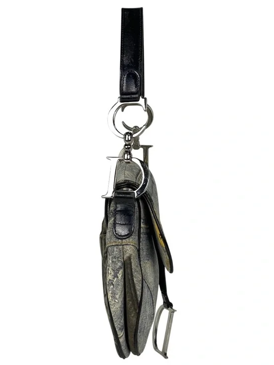 Christian Dior Limited Edition Speedway Denim Saddle Bag - Picture 4 of 9